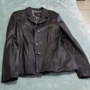 Sonoma leather blazer